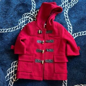 Red Janie and Jack Toggle or Duffle Coat